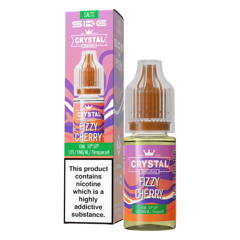 SKE Crystal Original FIZZY CHERRY Nic Salt 10ml-10mg